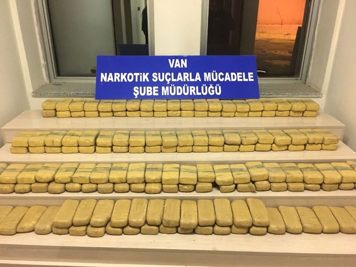 Van\'da 81 Kilo Eroin Ele Geçirildi