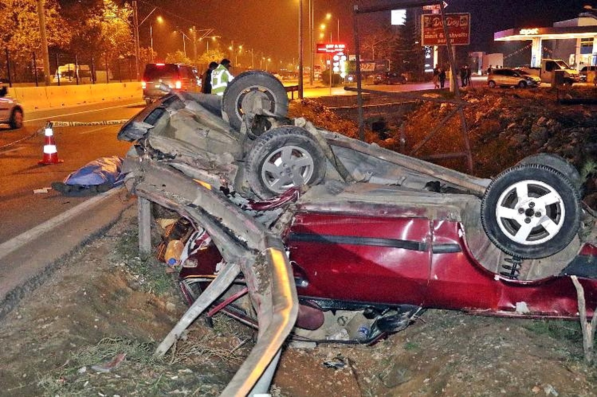 Bir Kişinin Hayatını Kaybettiği Feci Kazada Sürücü Alkollü Çıktı