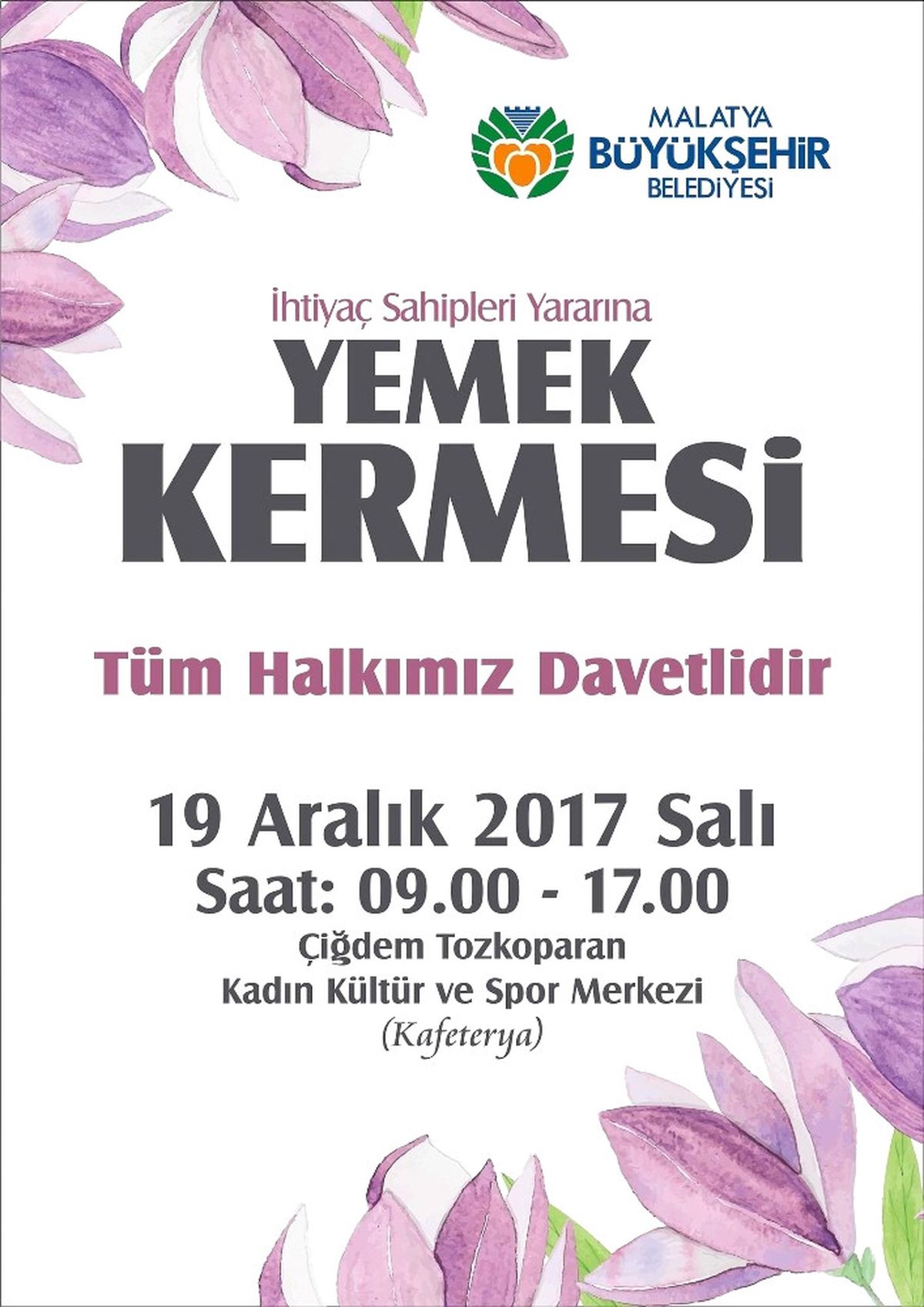 Büyükşehir\'den Kermese Davet