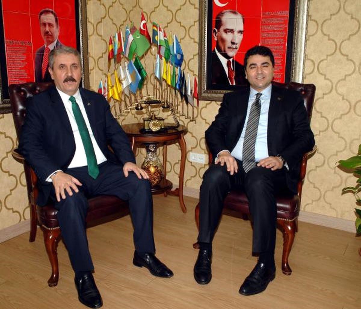 Demokrat Parti\'den Büyük Birlik Partisi\'ne Ziyaret