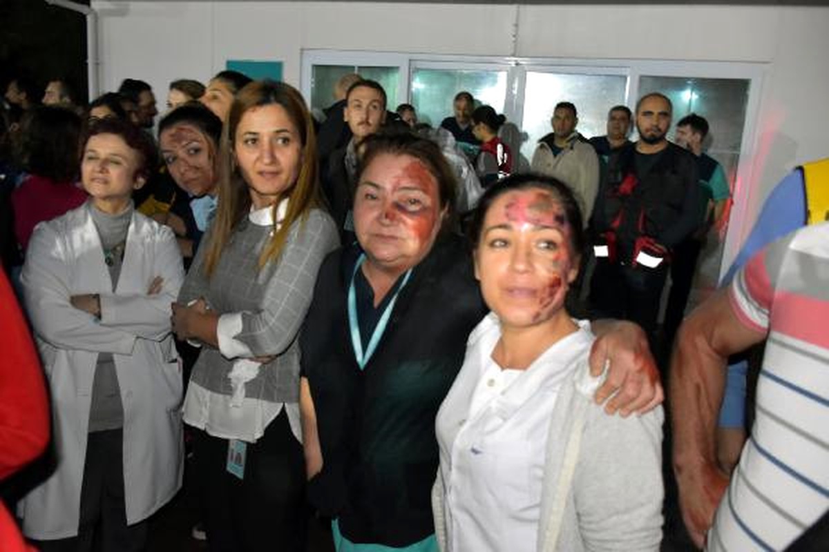 Hastanede Patlama Tatbikatı, Gerçeği Aratmadı