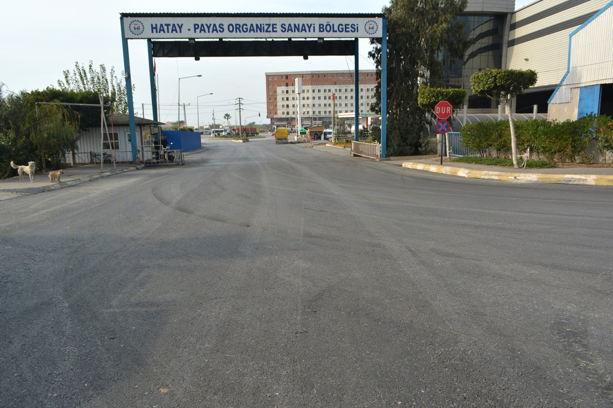 Payas Organize Sanayi Bölgesi Yolları Sağlamlaştırıldı