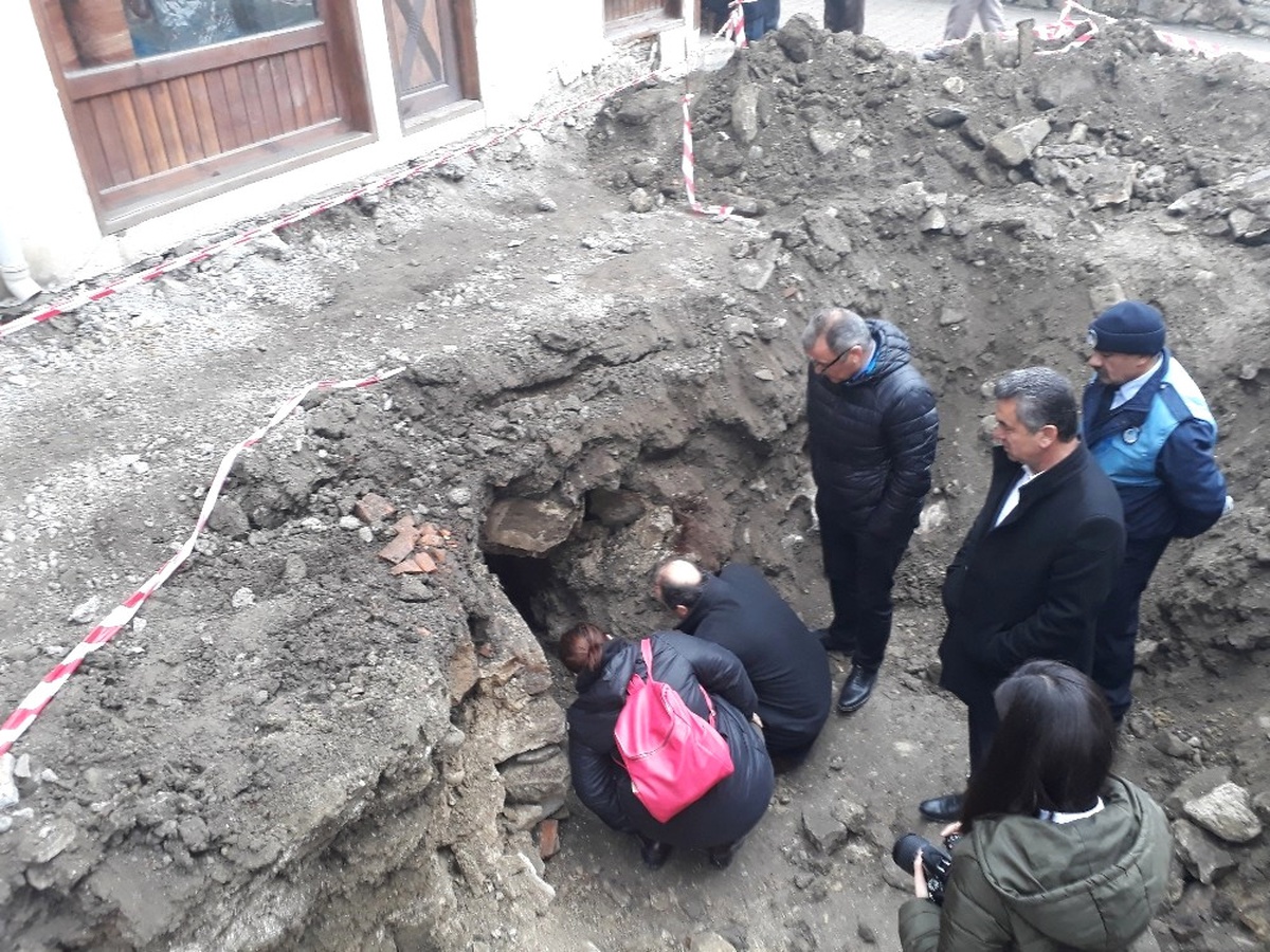 Tretuar Çalışmasında Osmanlı Dönemine Ait Yapı Bulundu