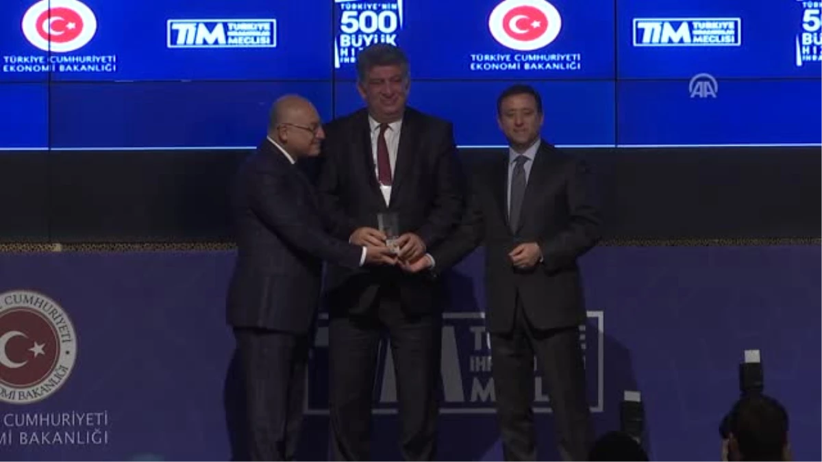 Türkiye\'nin 500 Büyük Hizmet İhracatçısı" Ödül Töreni - Ekonomi Bakanı Zeybekci - İstanbul