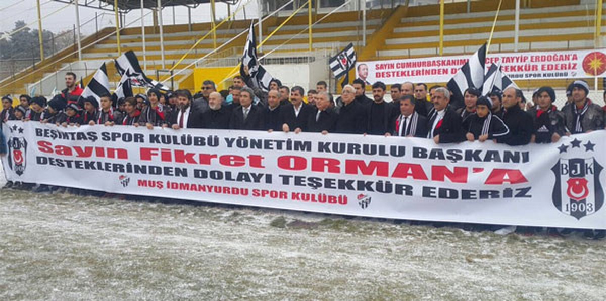 Beşiktaş\'tan Muş İdmanyurdu\'na Malzeme Desteği