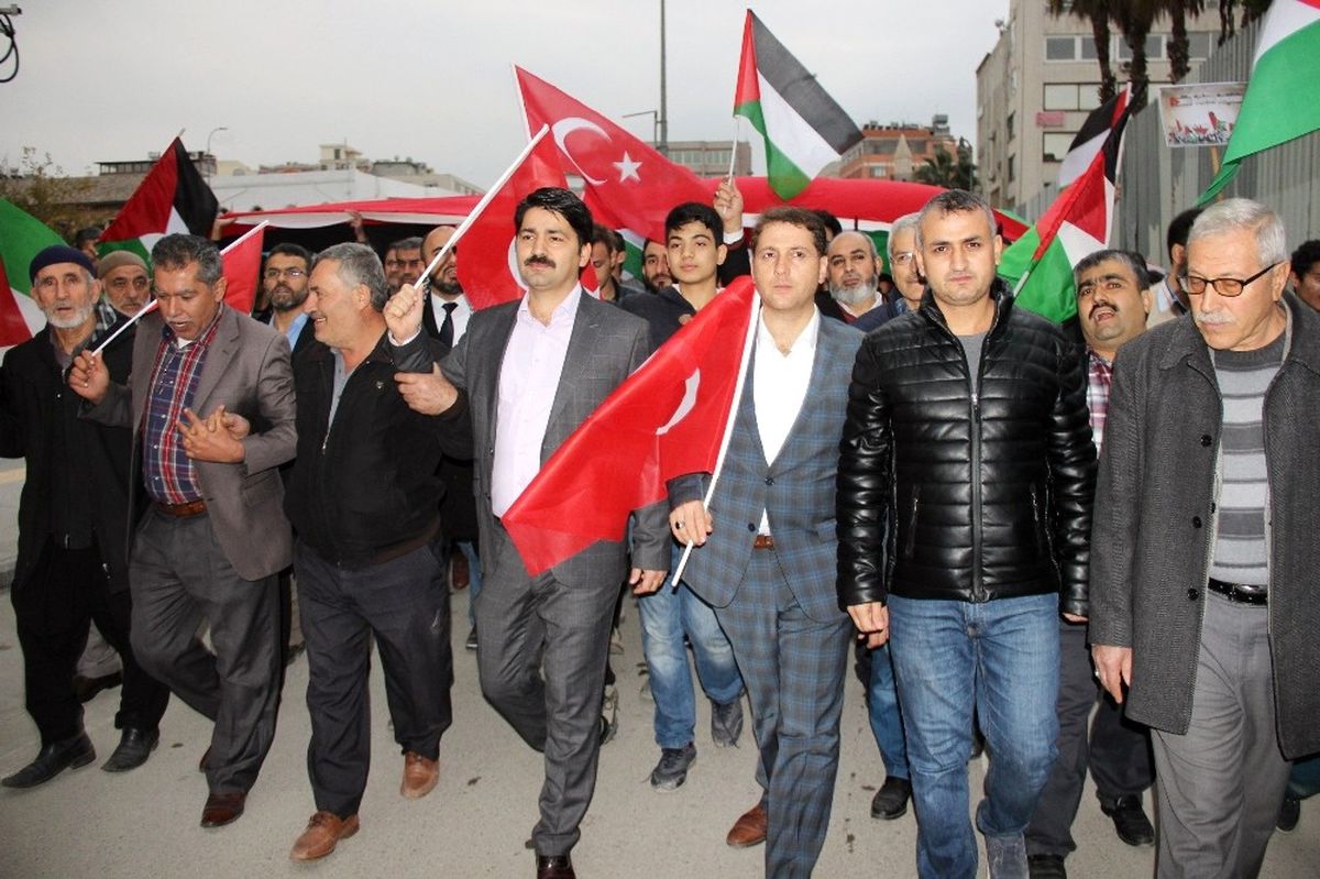 Hatay\'da \'Özgür Kudüs\' Yürüyüşü
