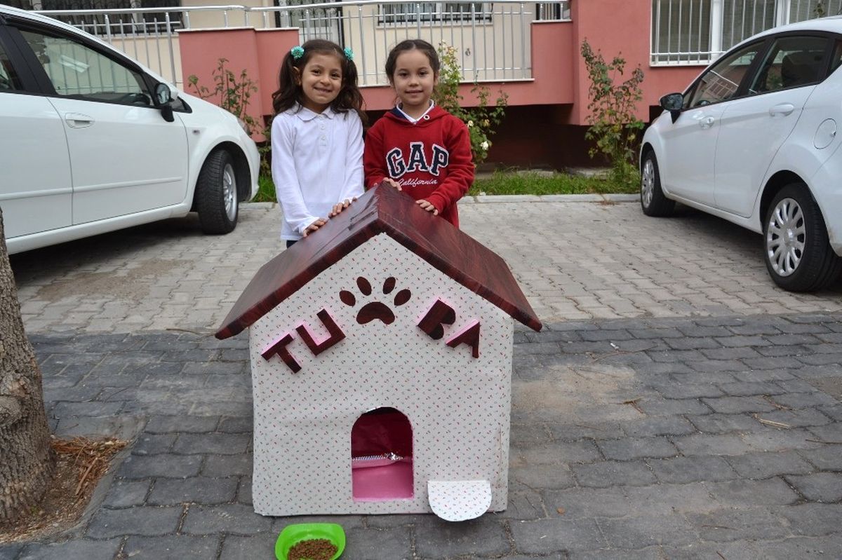 Minikler Hayvanları "Ev"Lendirdi