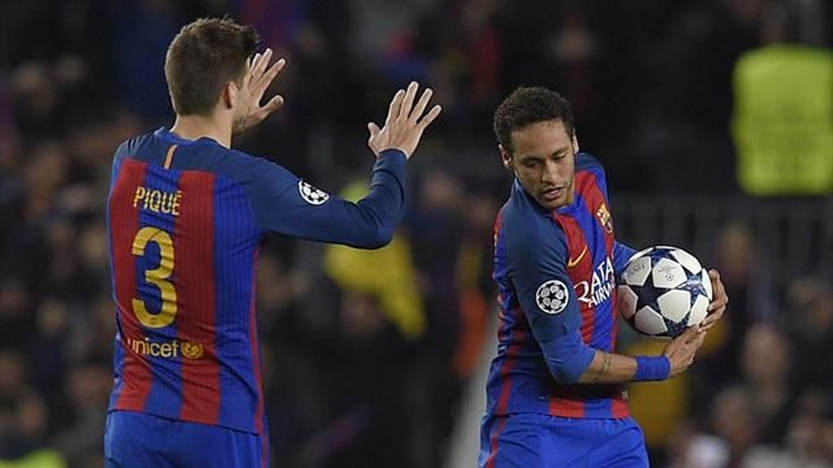 Pique\'den Eski Takım Arkadaşı Neymar\'a Destek