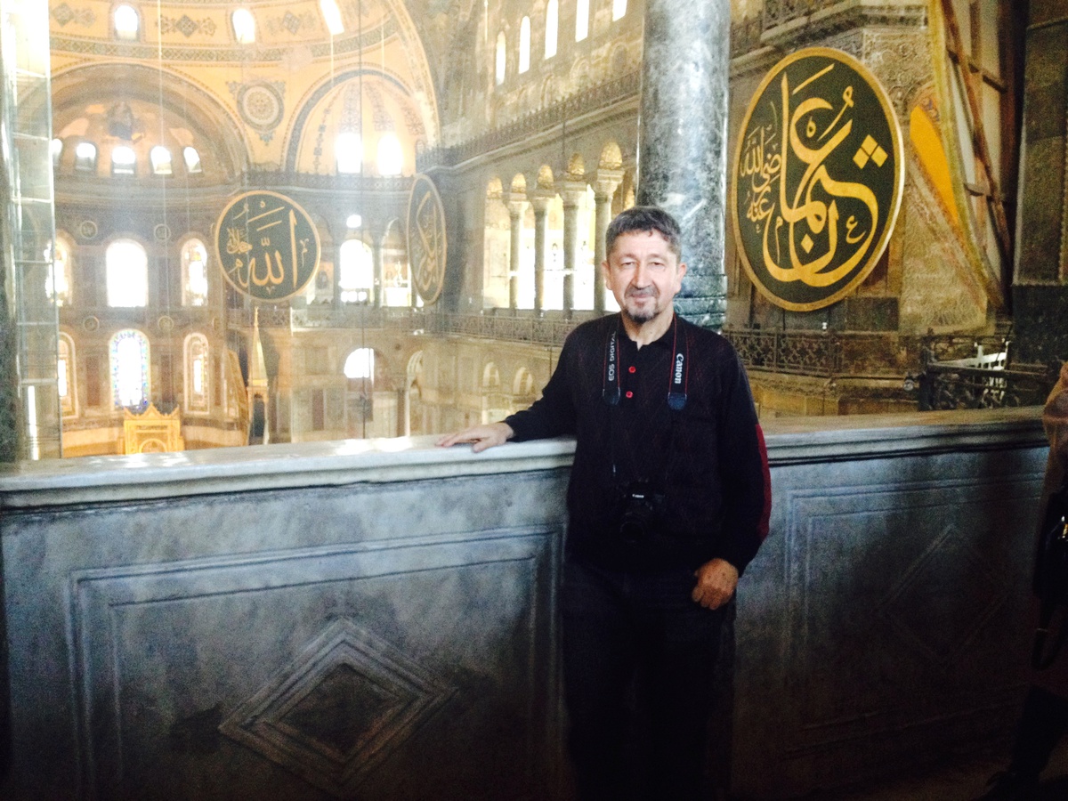 Rıdvan Şükür, Ayasofya\'da Fotoğraf Çalışması Yaptı