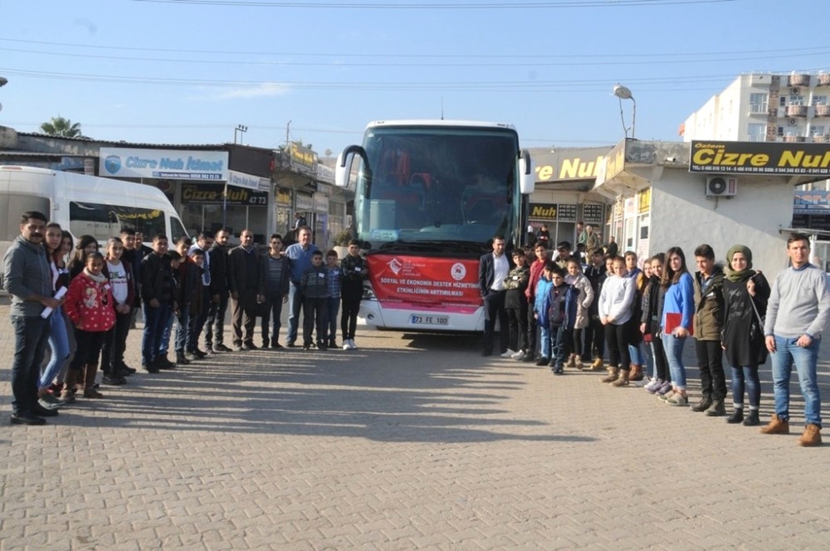 Şırnak\'ta 36 Öğrenci \'Okul Destek Projesi\' Kapsamında Geziye Çıktı