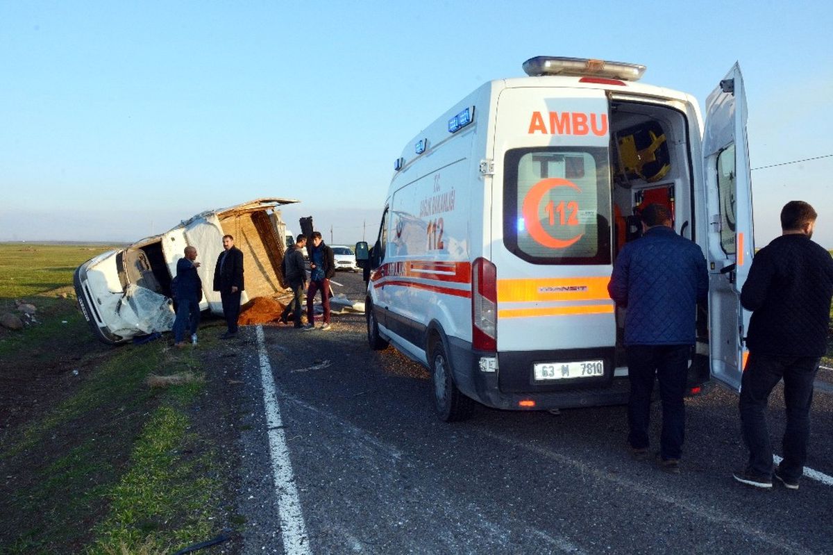 Siverek\'te Üç Ayrı Trafik Kazası: 7 Yaralı