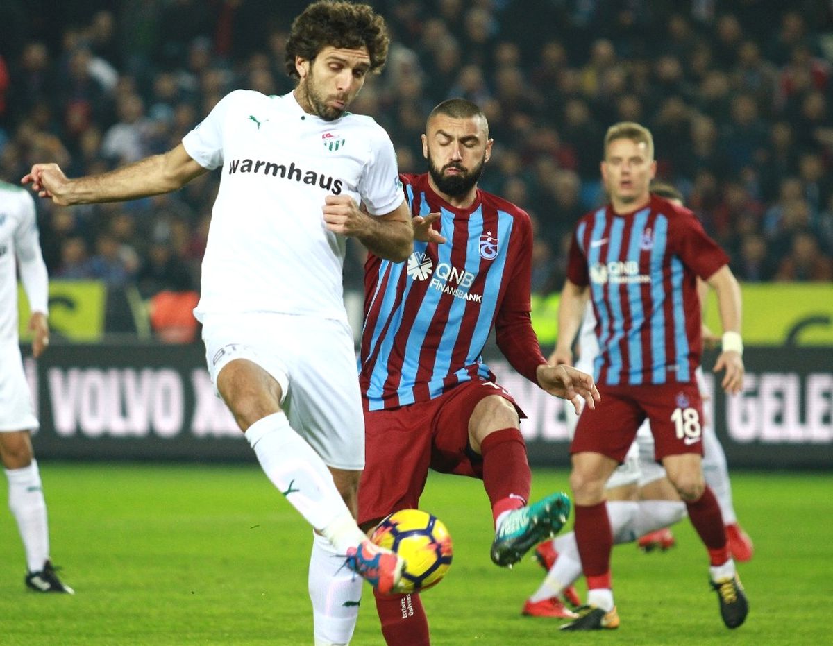 Süper Lig: Trabzonspor: 0 - Bursaspor: 0 (Maç Devam Ediyor)