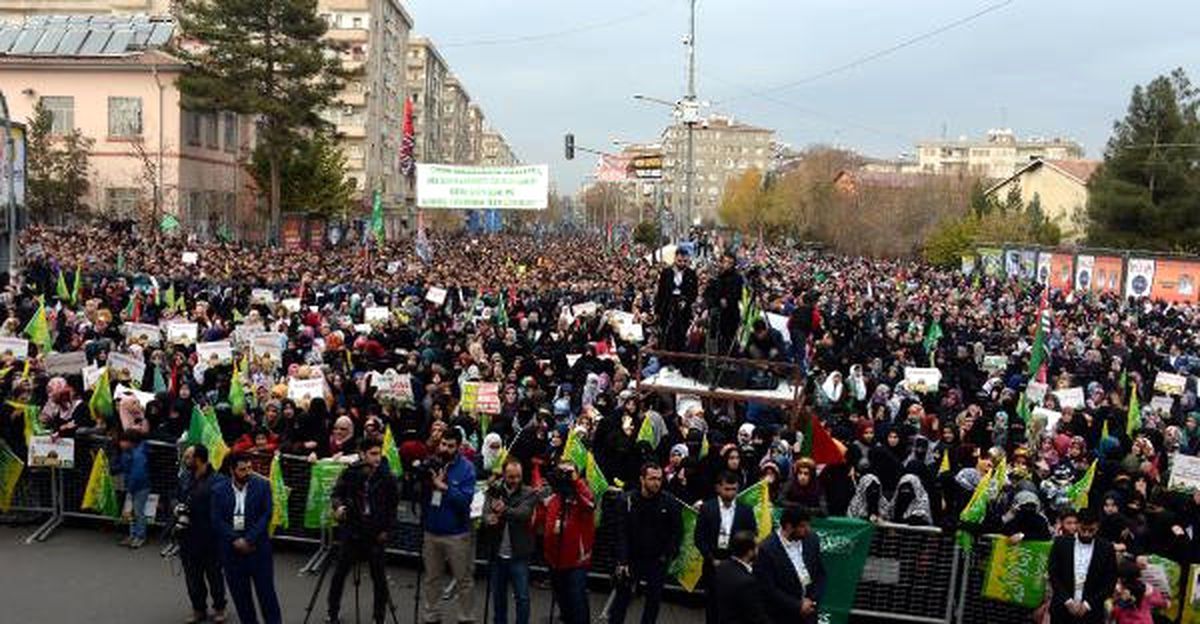 Diyarbakır\'da Kudüs\'e Destek Mitingi