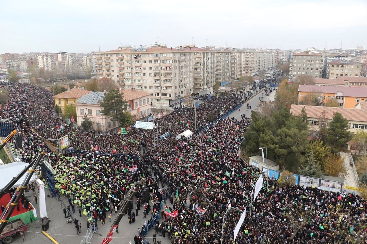 Diyarbakır\'da Kudüs Mitingi