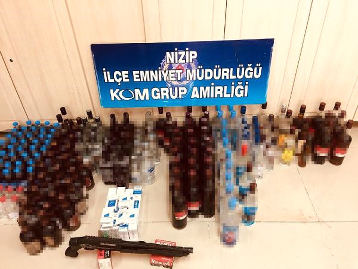 Nizip\'te Sahte İçki Operasyonu: 3 Gözaltı