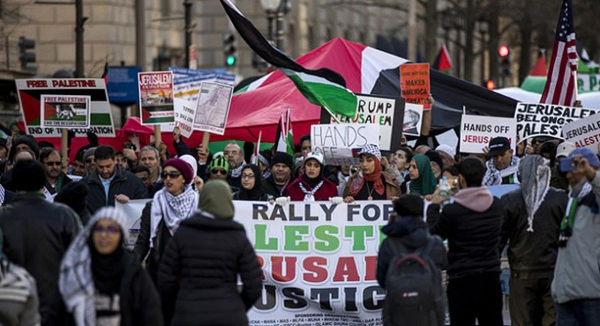 Washington\'da Kudüs Protestosu