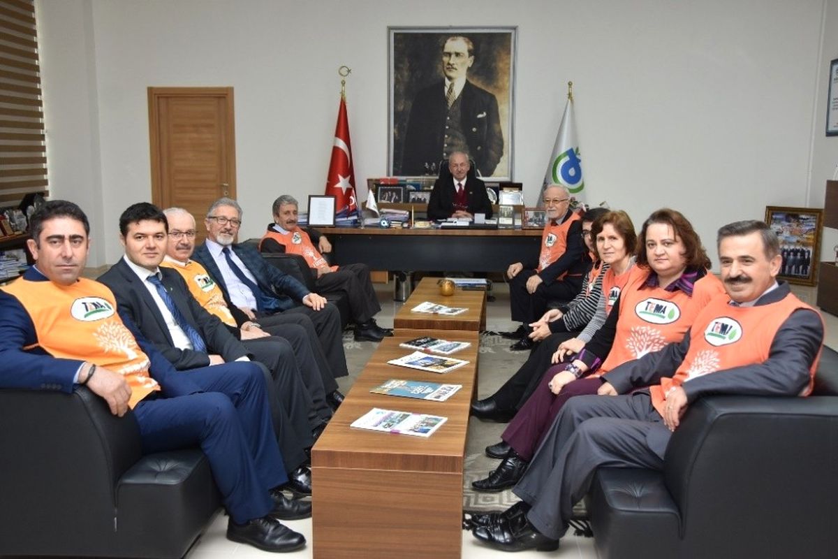 Başkan Albayrak, Tema Vakfı Çorlu Şubesi ile Bir Araya Geldi