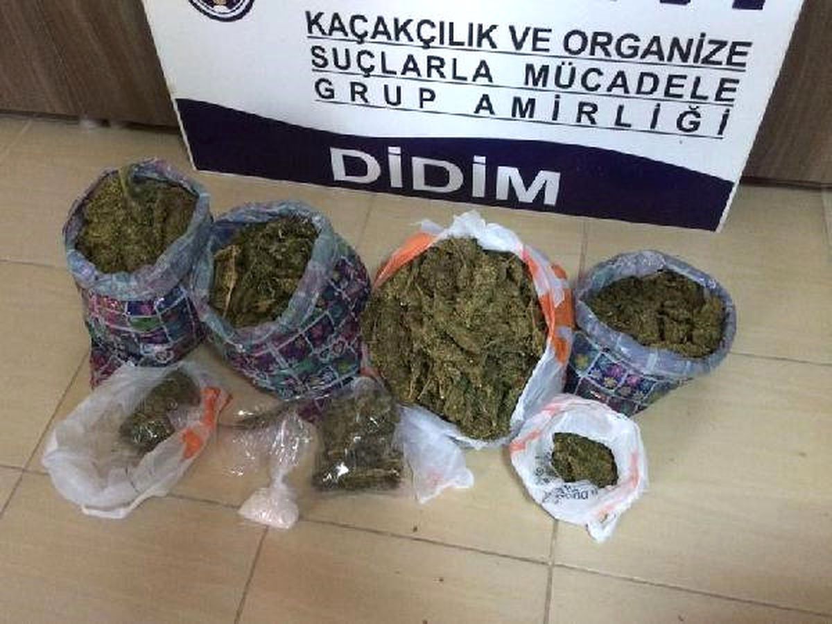 Didim\'de 2 Kilo 200 Gram Esrar Ele Geçirildi