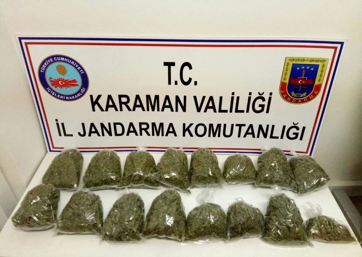 Karaman\'da Esrar Operasyonu