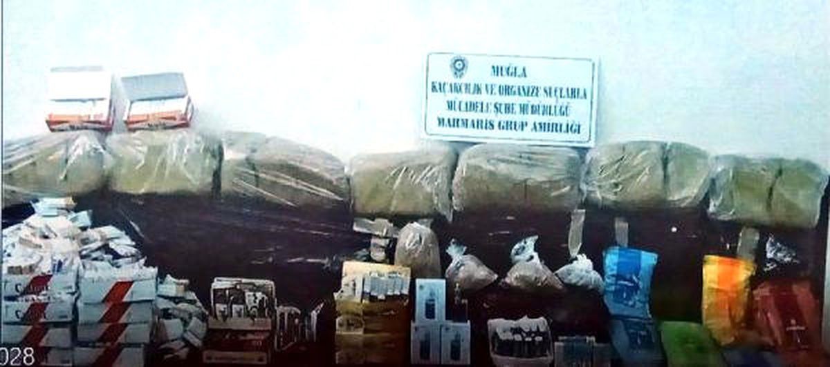 Marmaris\'te 50 Bin TL Değerinde Kaçak Tütün Ele Geçirildi
