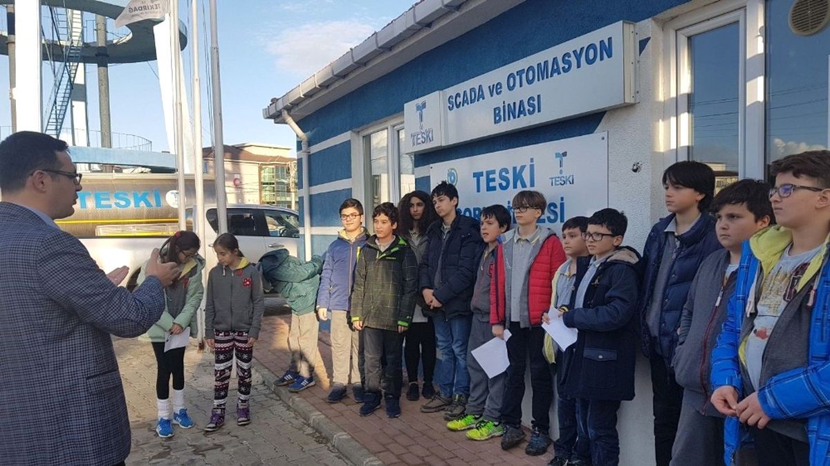 Okul Öğrencileri Eğitim Araştırmalarını Teski Tesislerinde Yaptı
