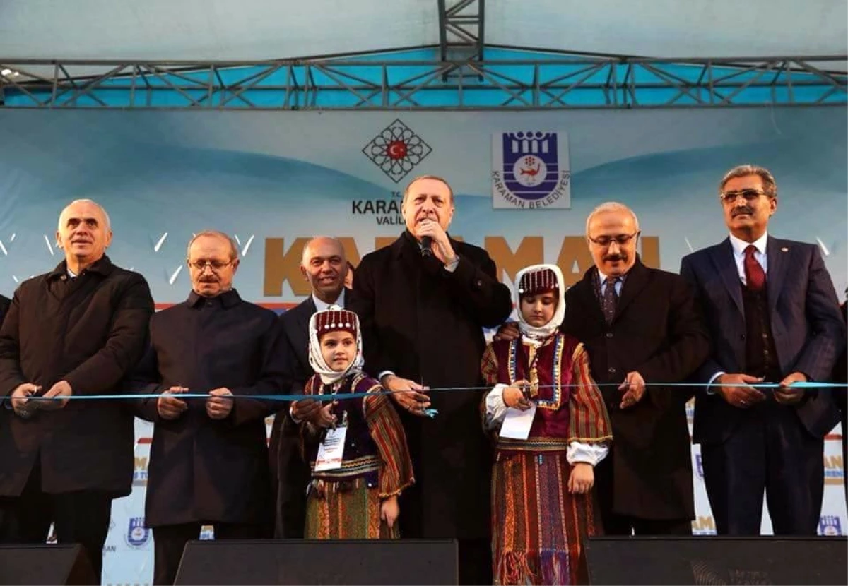 Recep Konuk ve Recep Şeker\'den Cumhurbaşkanı Erdoğan\'a ve Karamanlılara Teşekkür