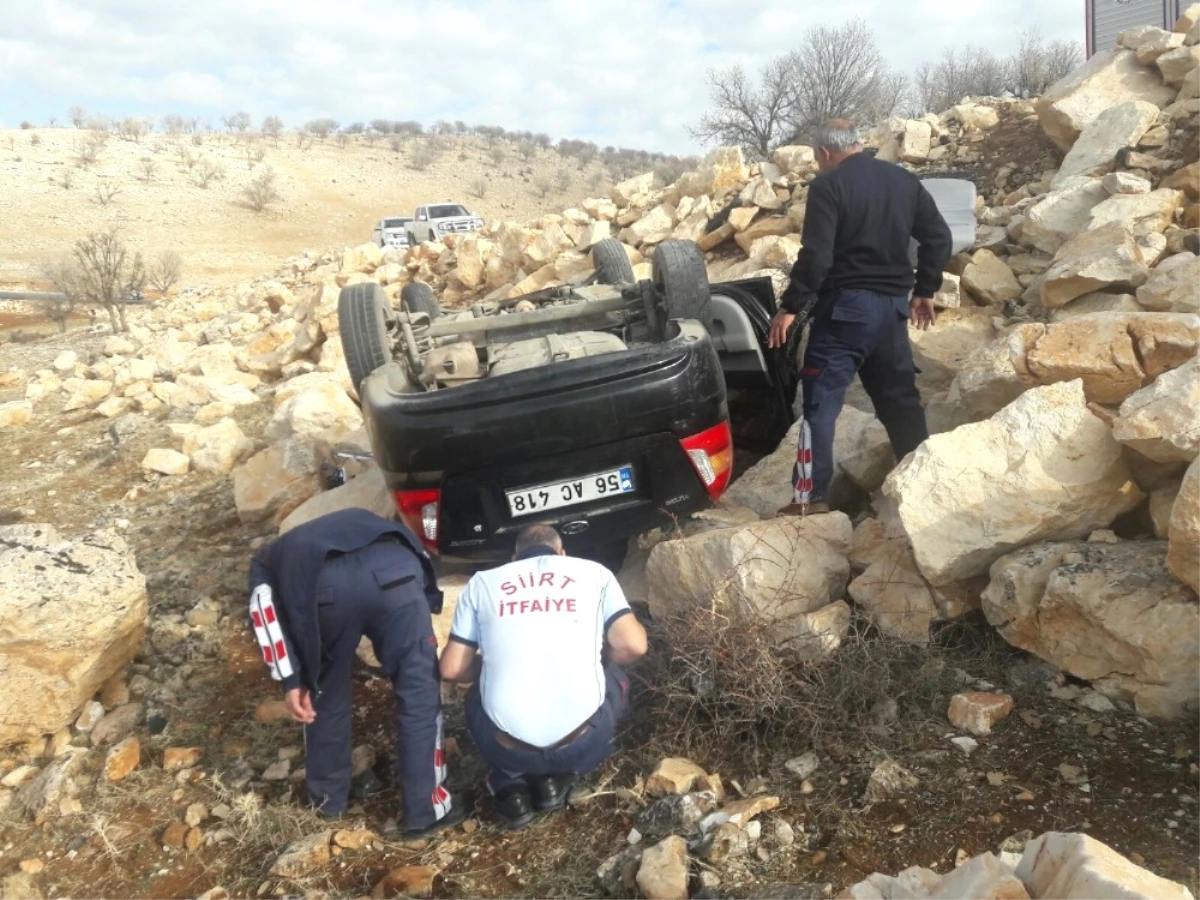 Siirt\'te Trafik Kazası: 4 Yaralı