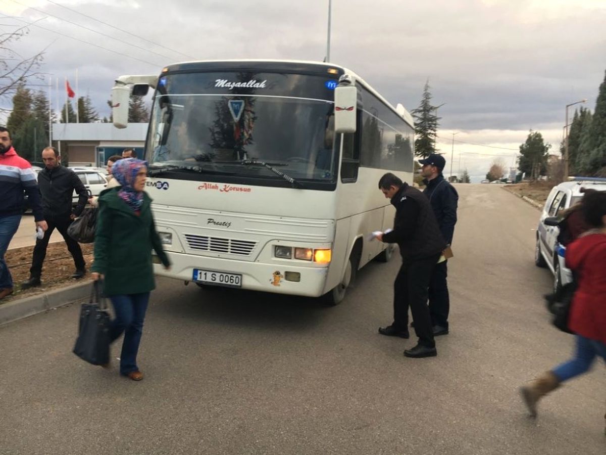 Zabıta Müdürlüğü\'nden Özel Servis Araçlarına Denetim