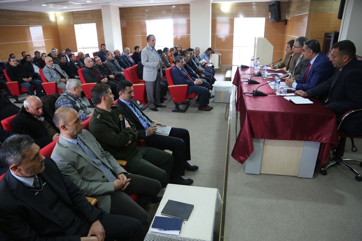 2017 Yılının Son Muhtarlar Toplantısı Yapıldı