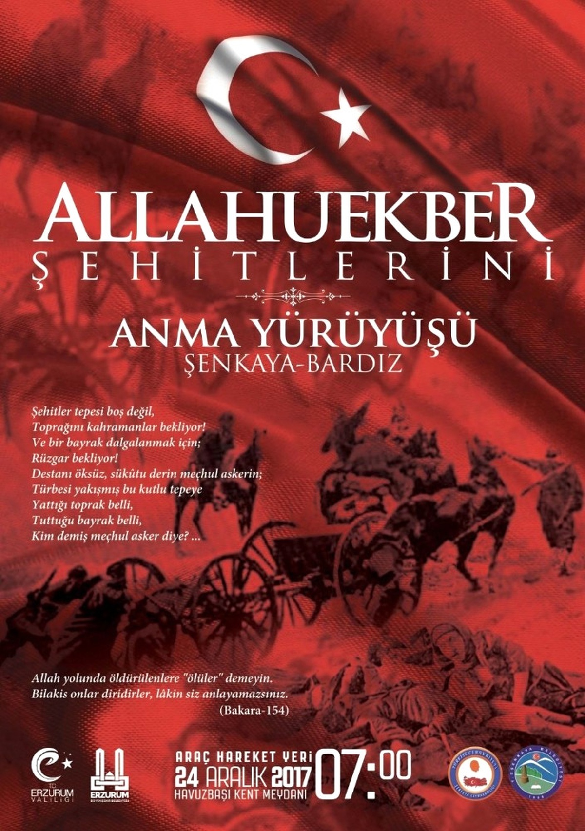 Allahuekber Şehitlerini Anma Yürüyüşü İçin Hazırlıklar Başladı
