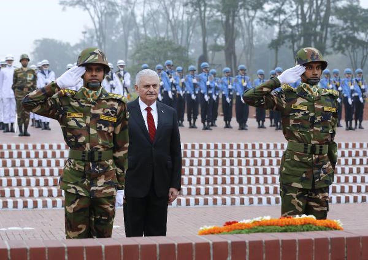Başbakan Yıldırım Dakka\'da Yeni Büyükelçilik Binasının Temelini Attı (3)