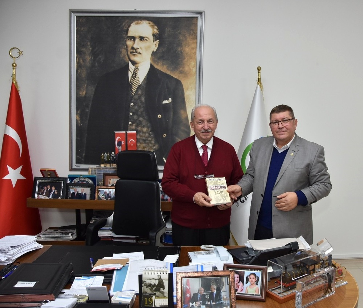 Başkan Albayrak, Yazar Haşim Korkmaz\'ı Ağırladı