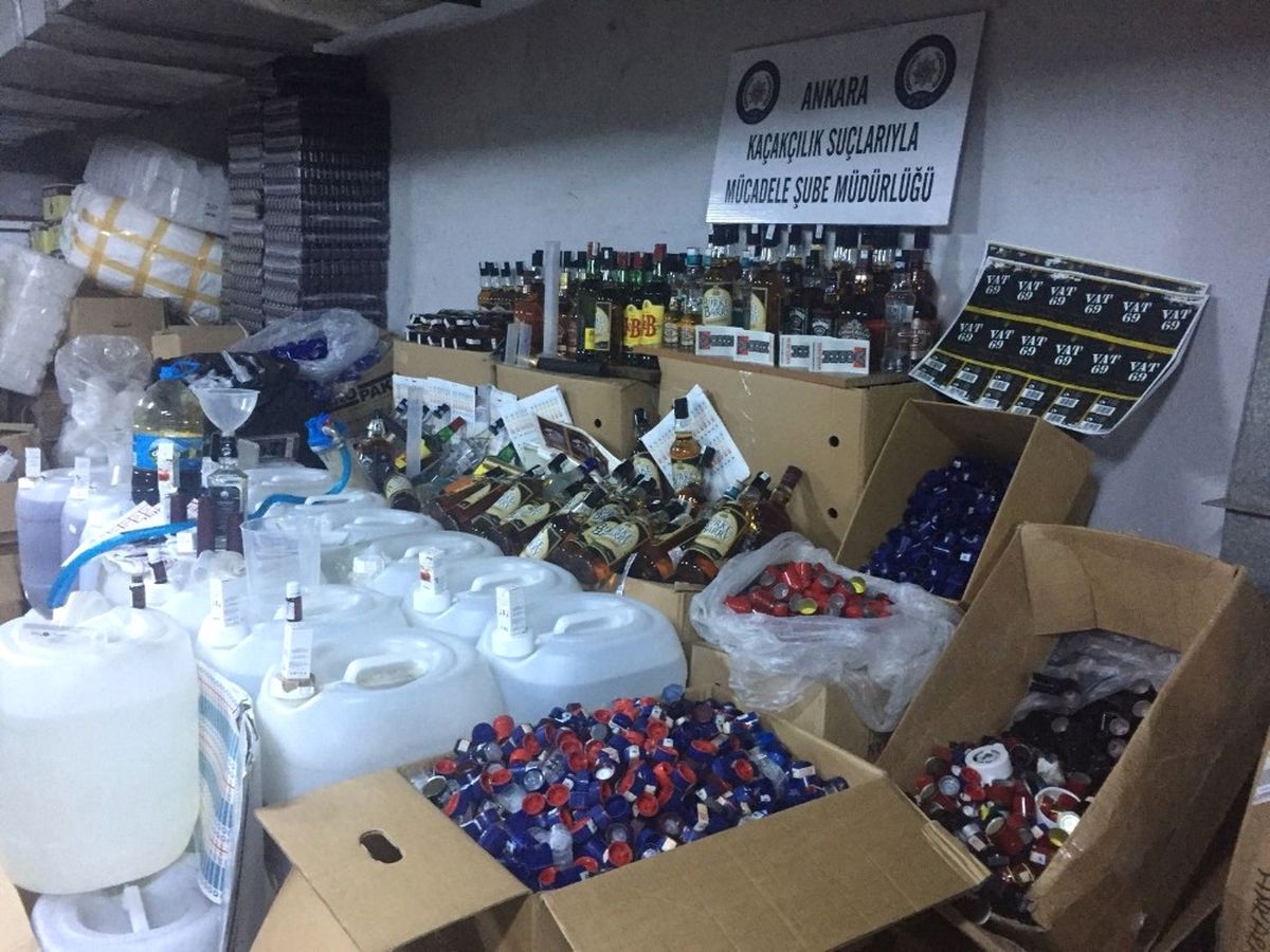 Başkent\'te Yılbaşı Öncesi Sahte İçki Operasyonu