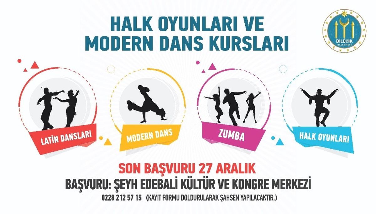 Bilecik Belediyesi\'nden Halk Oyunları ve Modern Dans Kursları