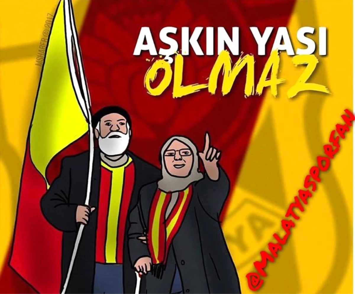 E.yeni Malatyaspor\'un Renkli Simaları Maço Orhan ve Fatma Nine\'nin Tabloları Yapıldı