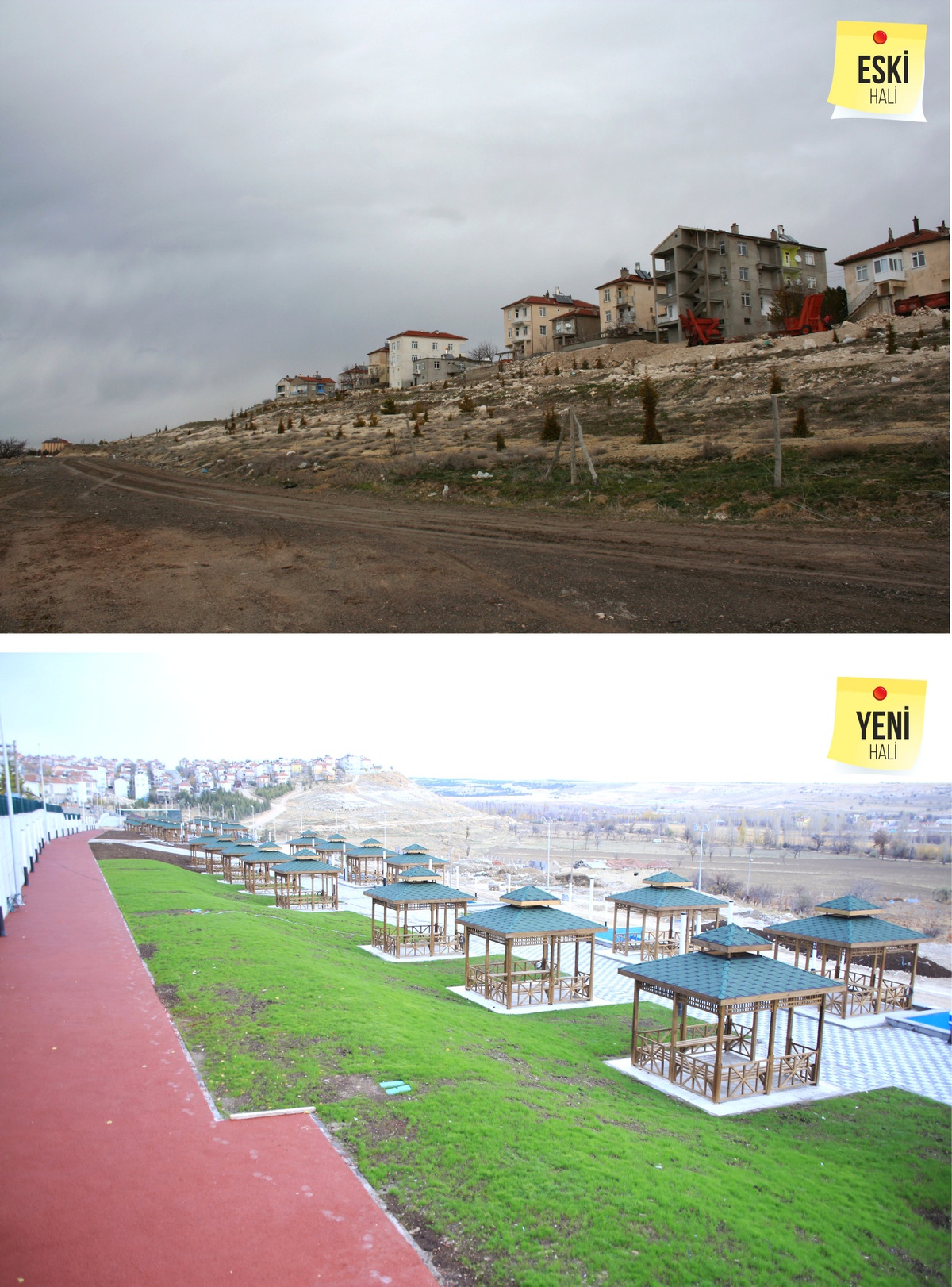 Seyir Teraslarının Eski ve Yeni Hali Şaşırtıyor