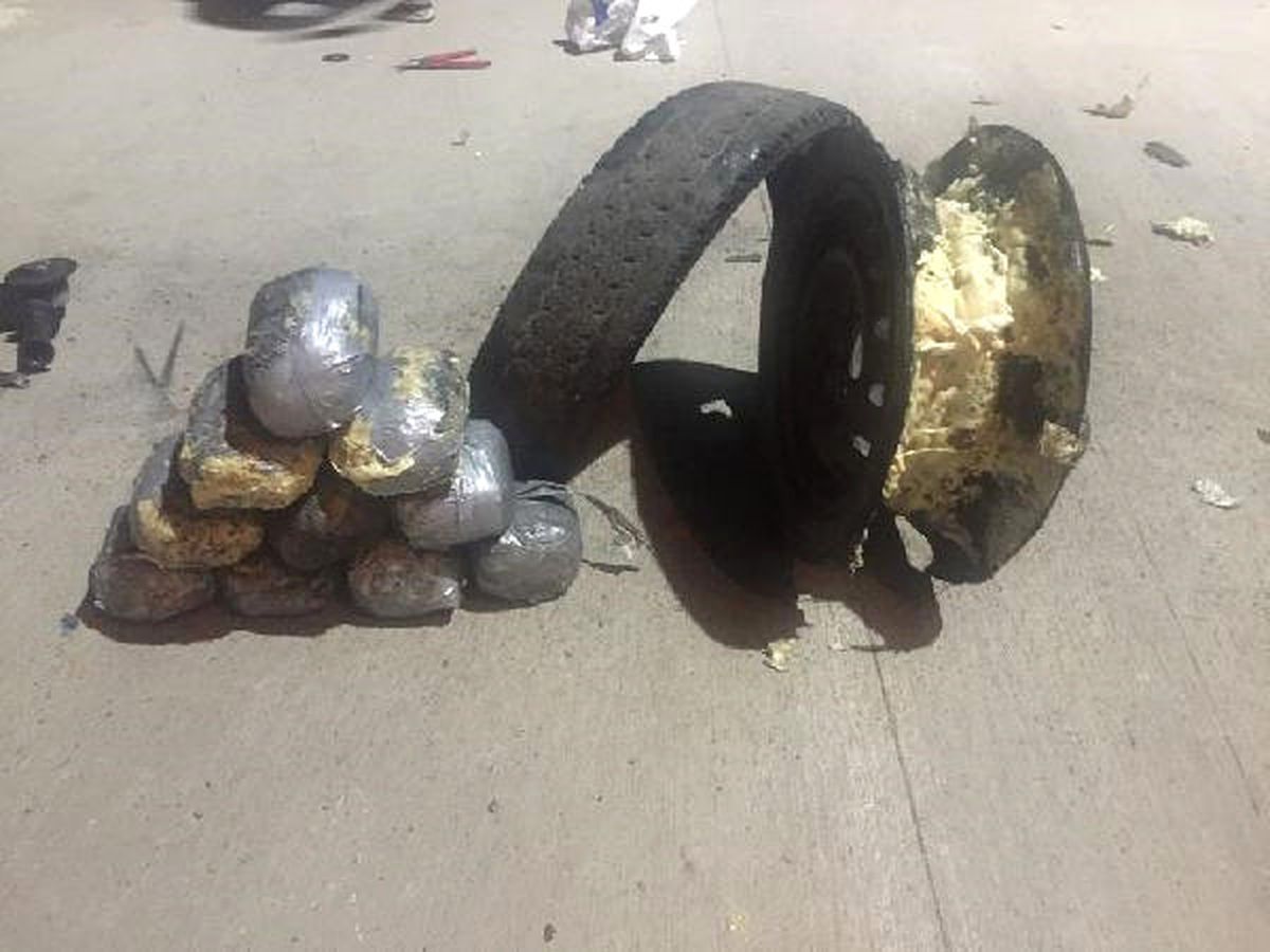 Yedek Lastikte 10 Kilo 700 Gram Uyuşturucu Bulundu