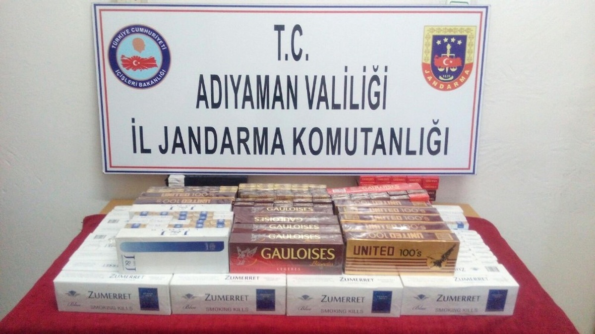 Yol Uygulamasında Kaçak Sigara Yakalandı