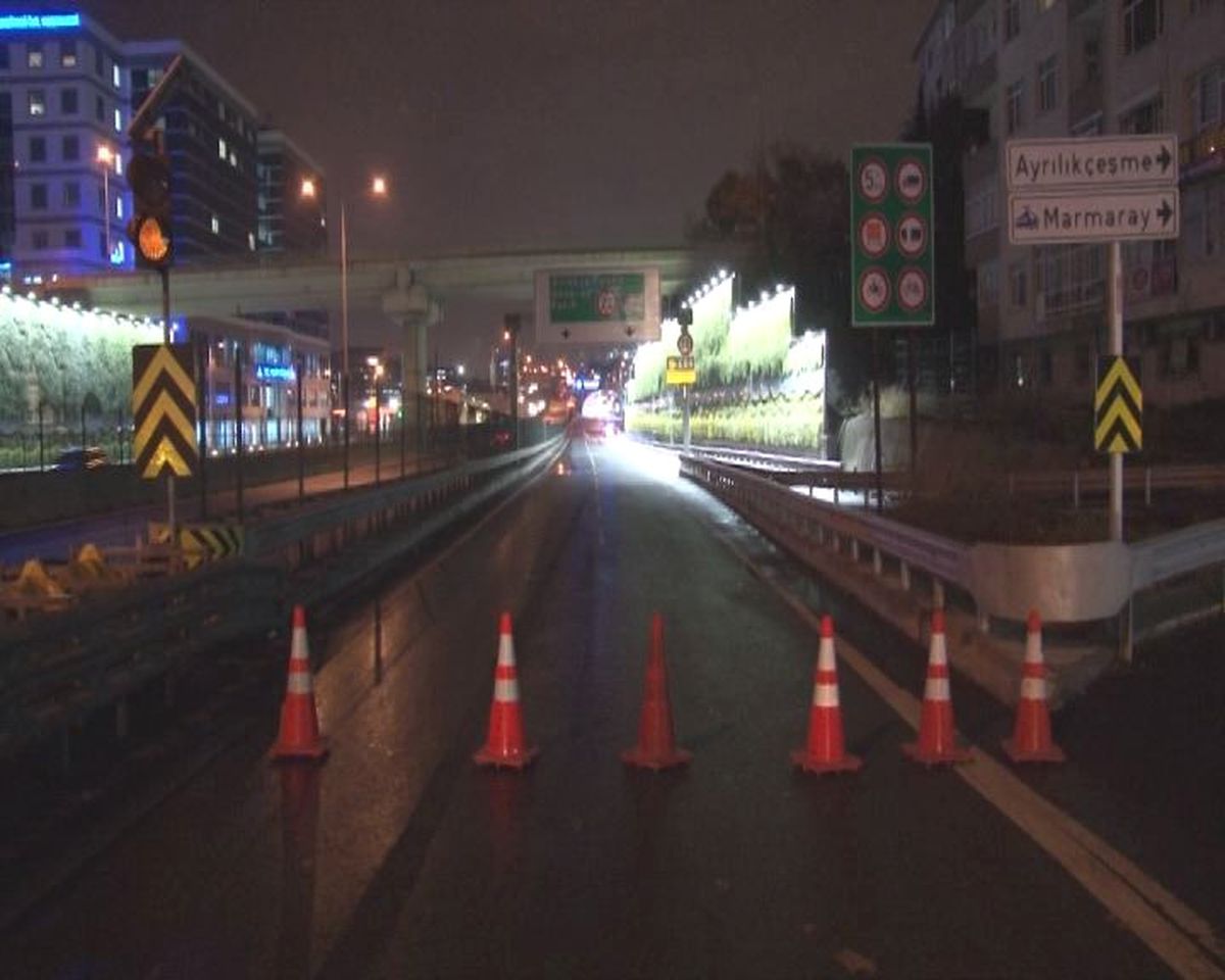 Avrasya Tüneli Trafiğe Kapatıldı