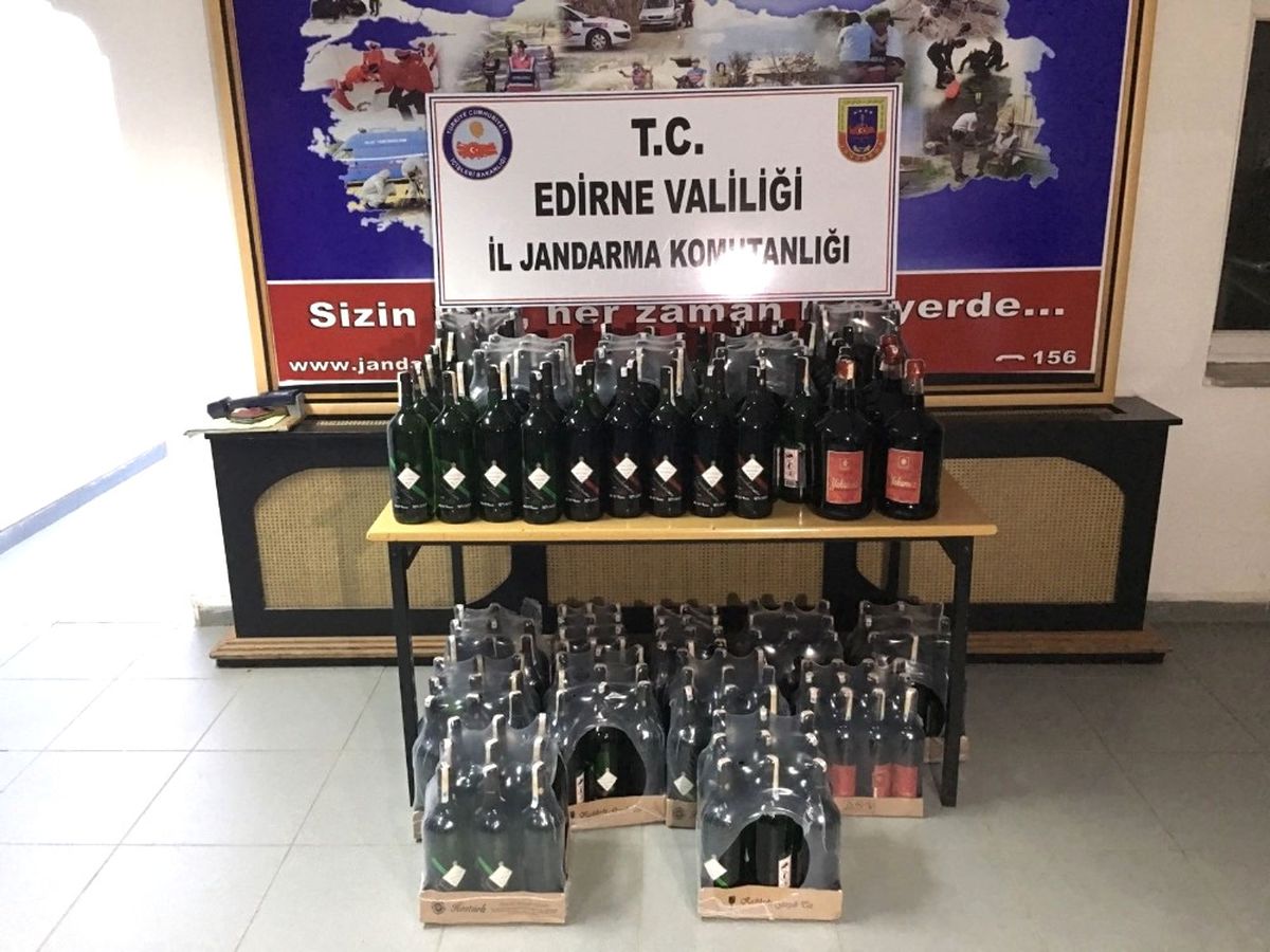 Jandarmadan Sahte Bandrollü İçki Operasyonu