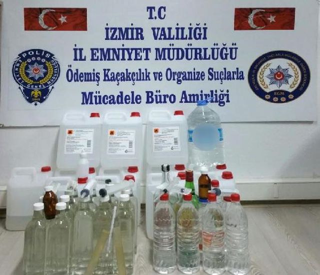 Ödemiş’te Kaçak Rakı Üretimine 2 Gözaltı Son Dakika