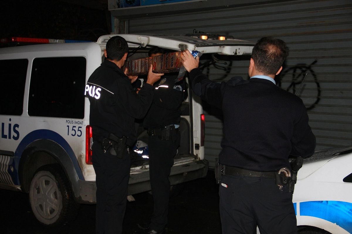 Polisten Dereye Atlayarak Kaçtı