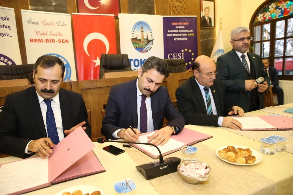 Tokat Belediyesi\'nde Sosyal Denge Sözleşmesi İmzalandı