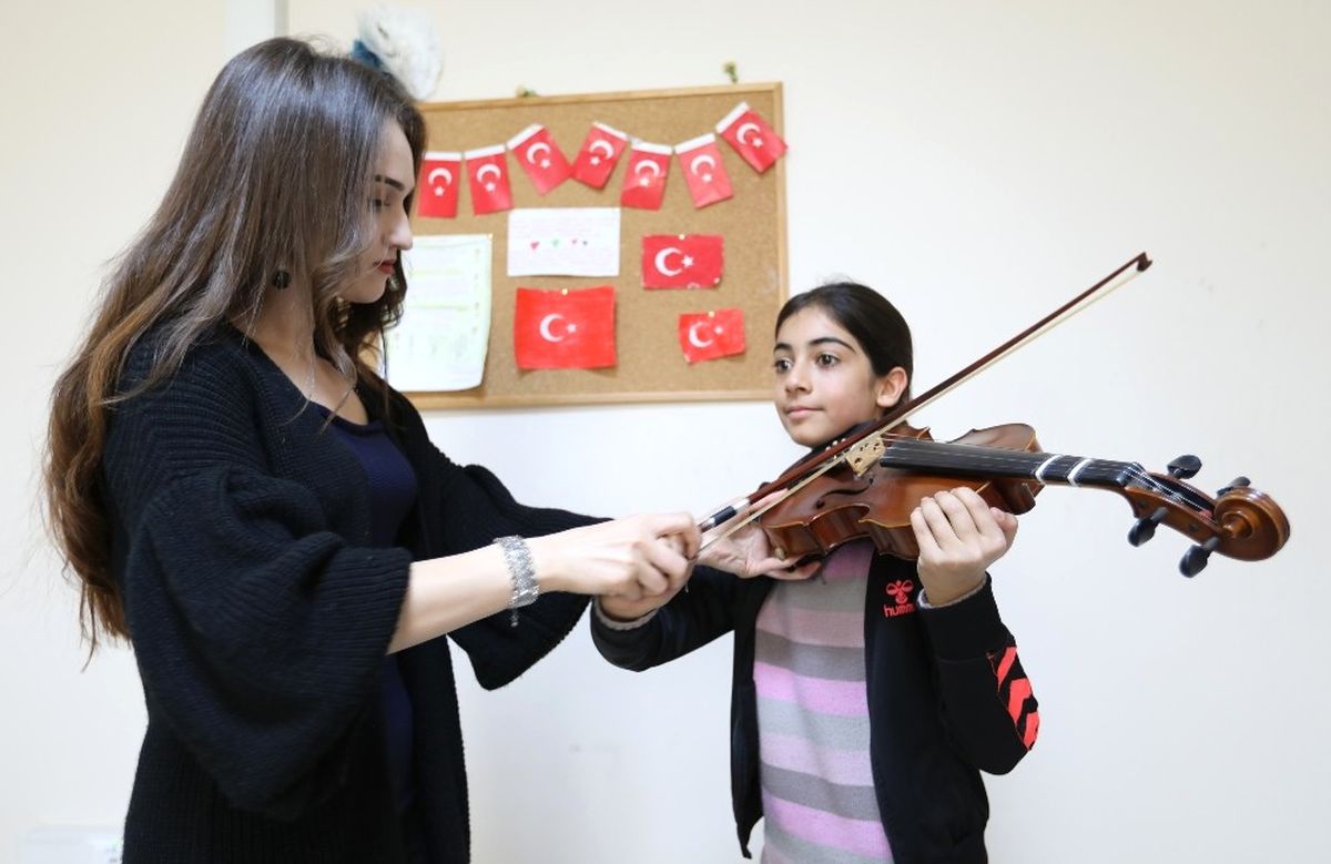 Van\'da Çocuklar İçin Müzik Kursu