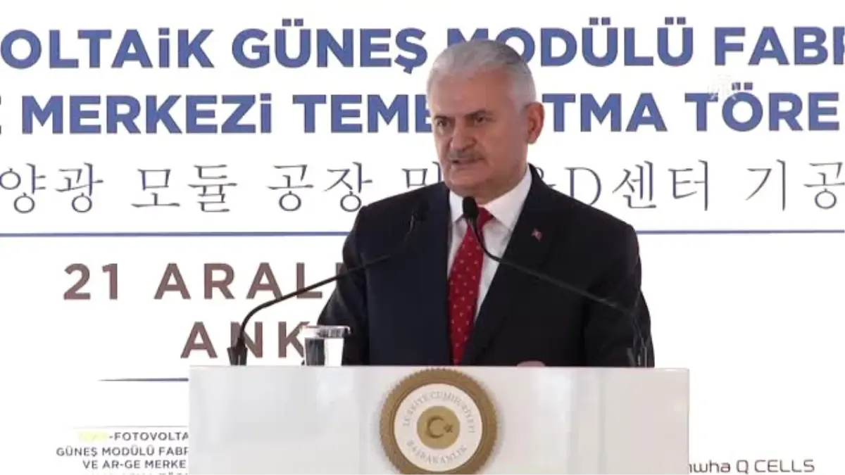 Başbakan Yıldırım: "Temelini Atacağımız Tesislerin Toplam Tutarı 500 Milyon Dolardır"