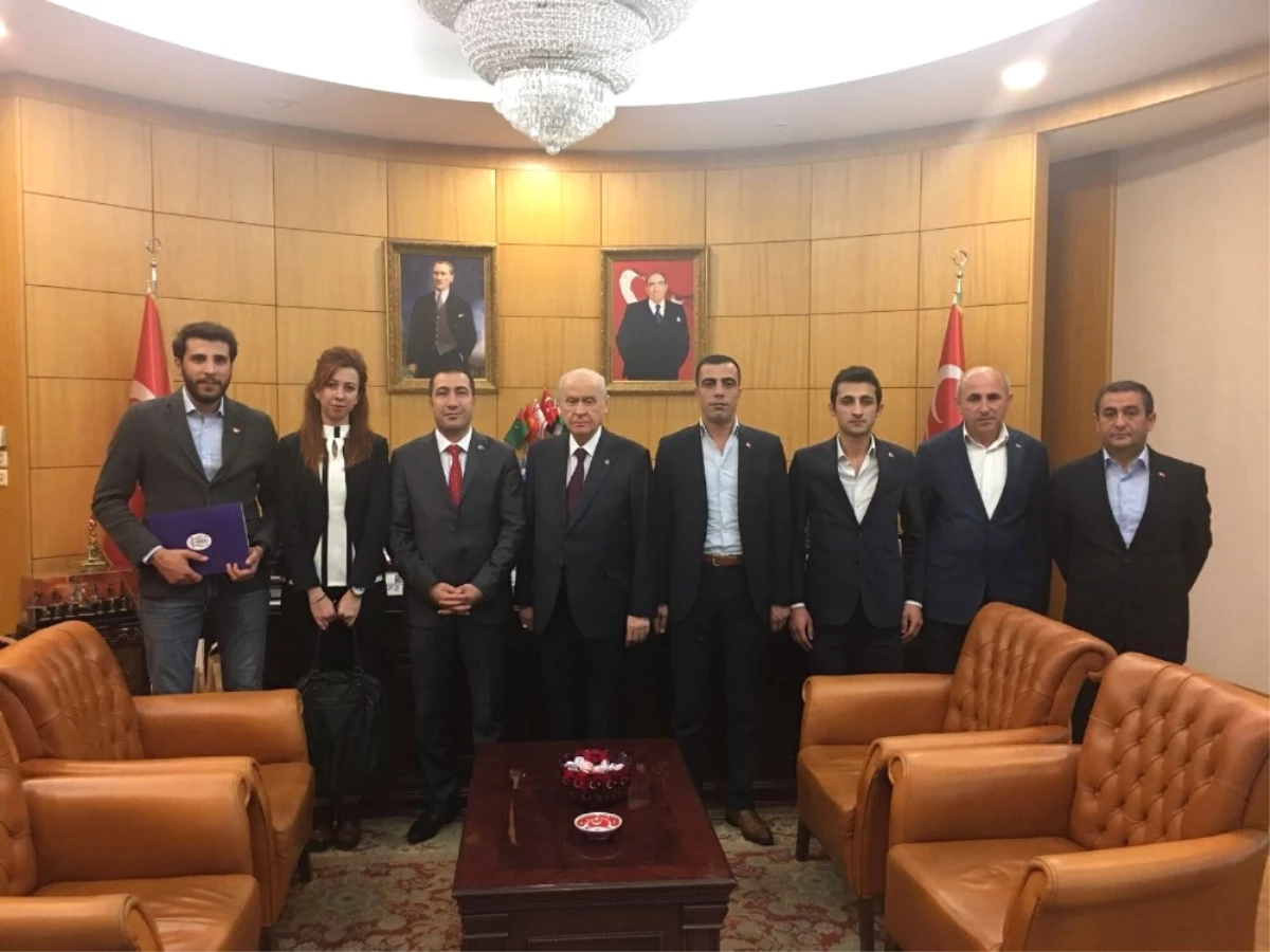 Başkan Karaman\'dan MHP Genel Başkanı Bahçeli\'ye Ziyaret