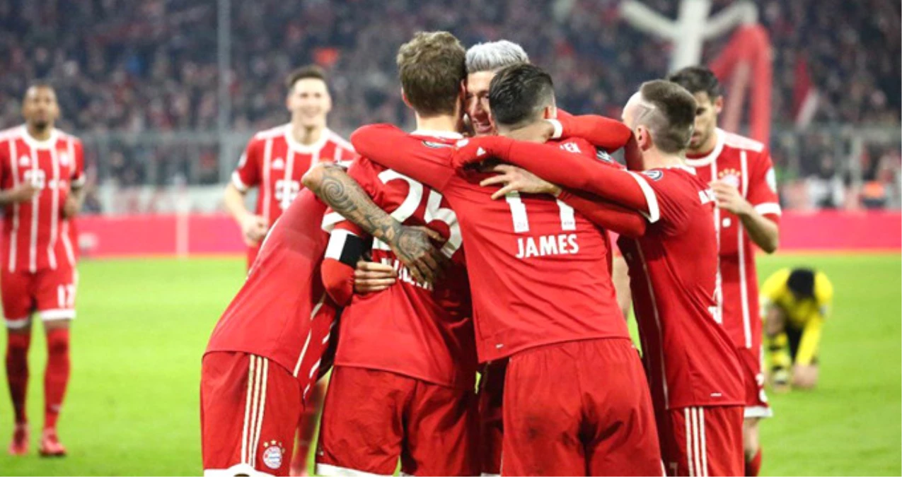 Bayern Münih, Borussia Dortmun\'u 2-1 Yenerek Kupada Çeyrek Finale Yükseldi