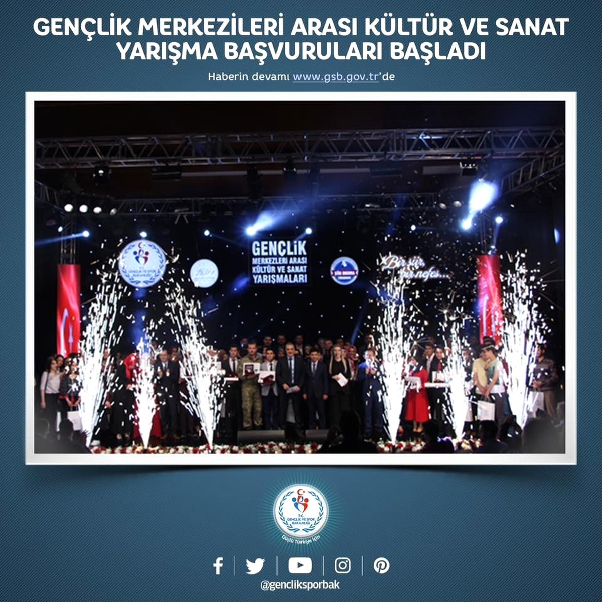 Gençler Arası Kültür ve Sanat Yarışması Başvuruları Başladı