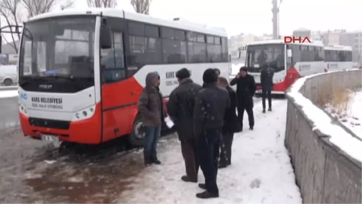 Kars Kampüse Alınmayan Şoförler Açlık Grevinde