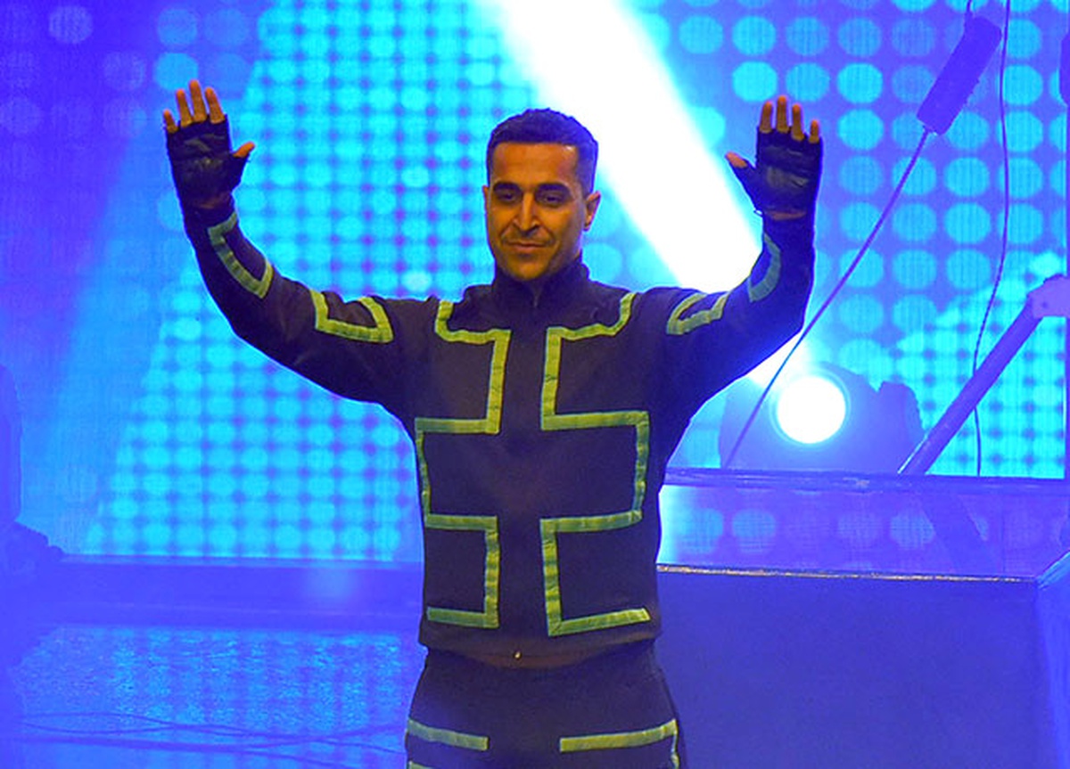 Soul Of The Mask Laserman\'ın Lazer Gösterisi